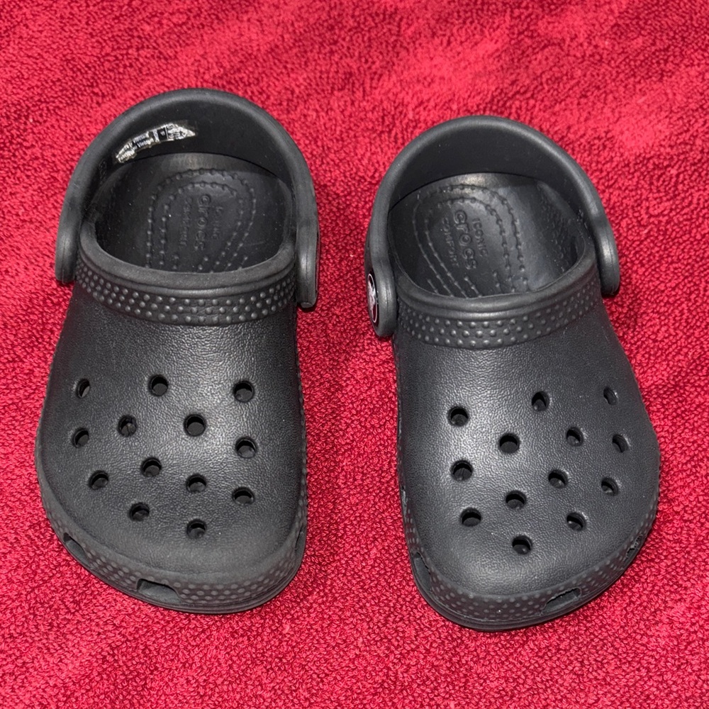 CROCS Kids Black Sandals
